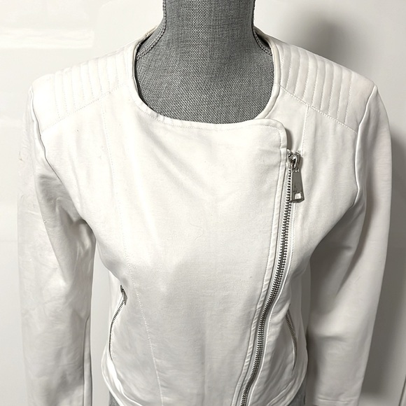 SUKO JEANS Moto Biker Jacket Stretch, Size M - Picture 2 of 10